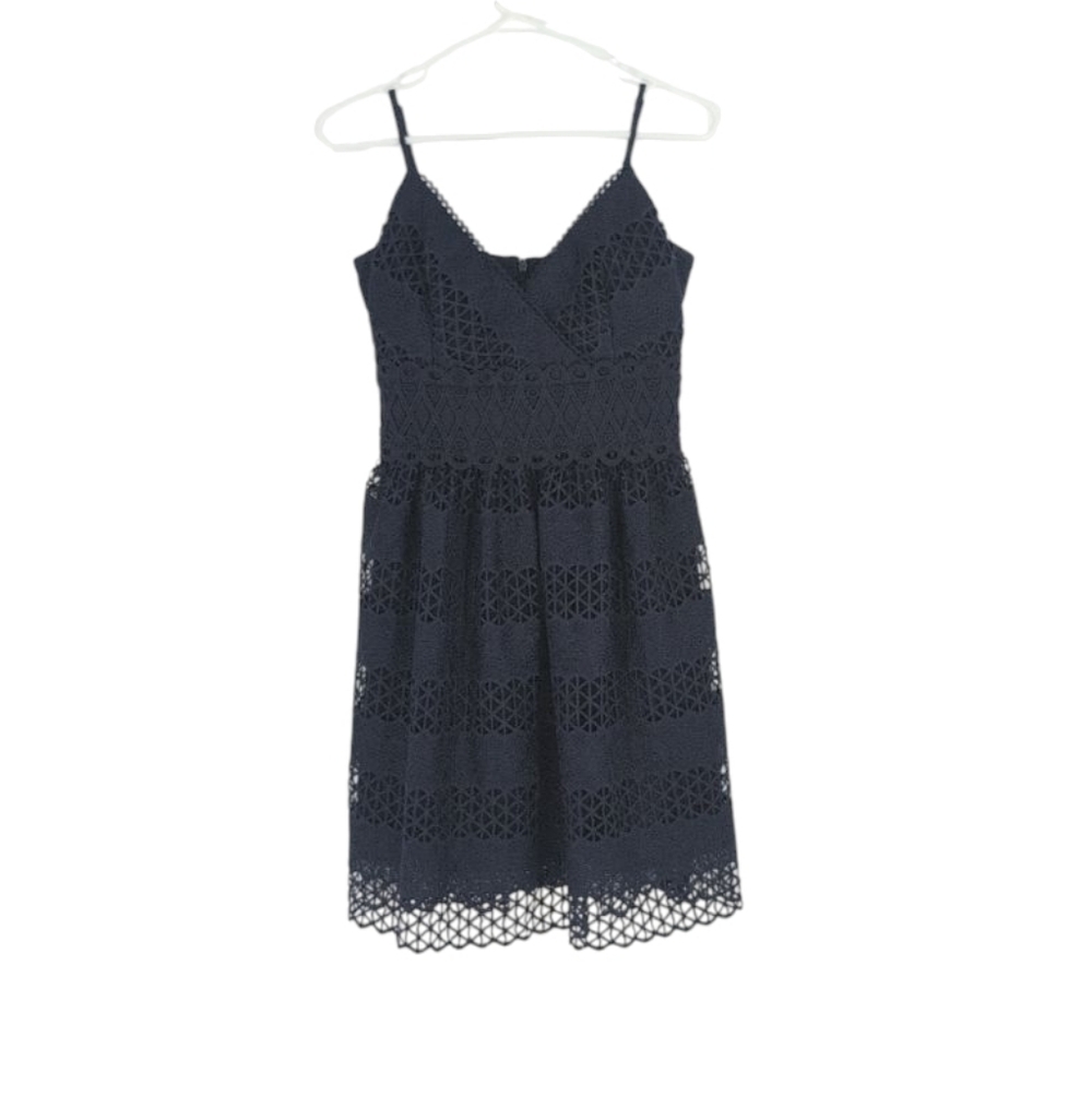 Guess Dark Blue Pretty Dress Size 2 In Great Condition !
